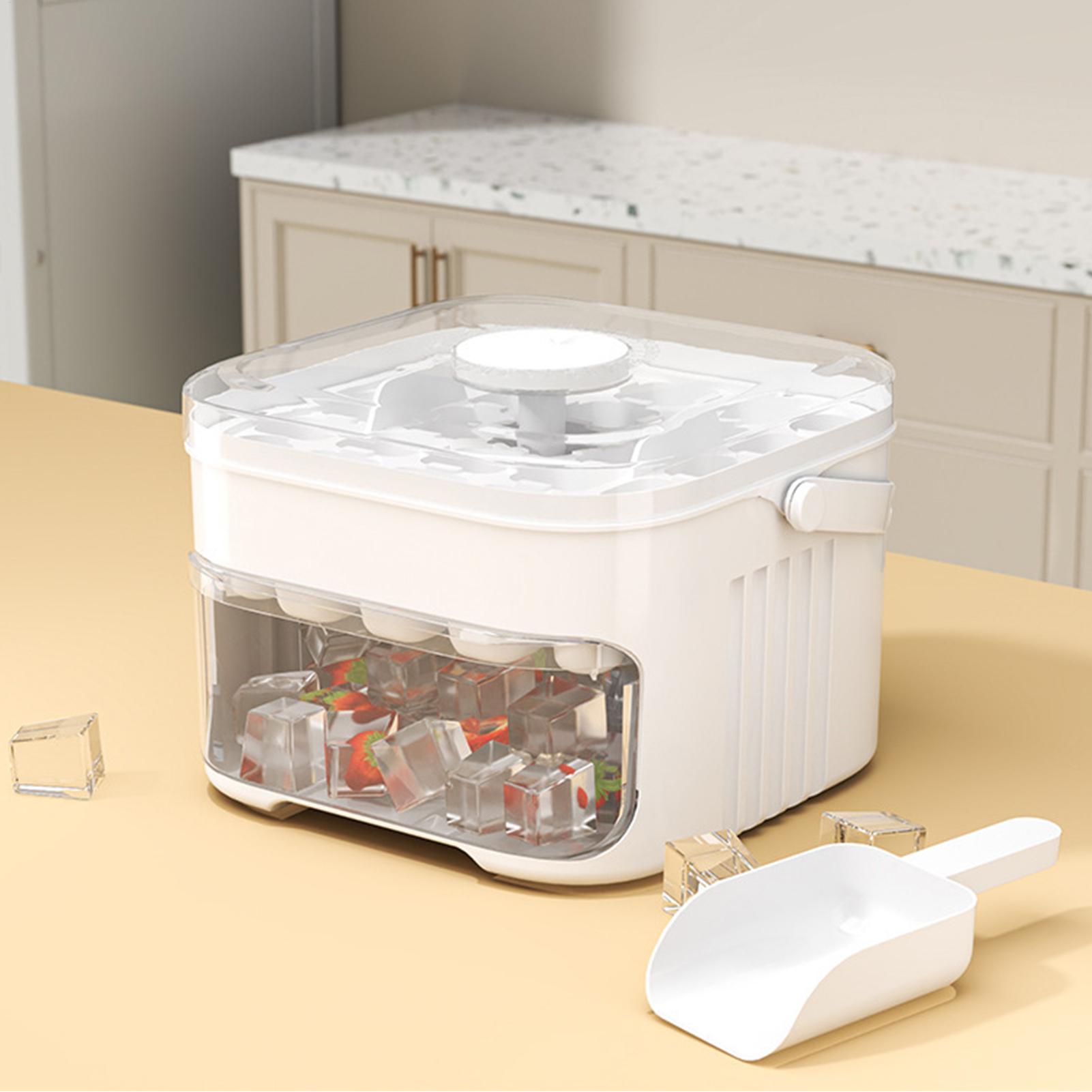 Compact Double Layer Ice Cube  - Men Accessories Drawer review and price
