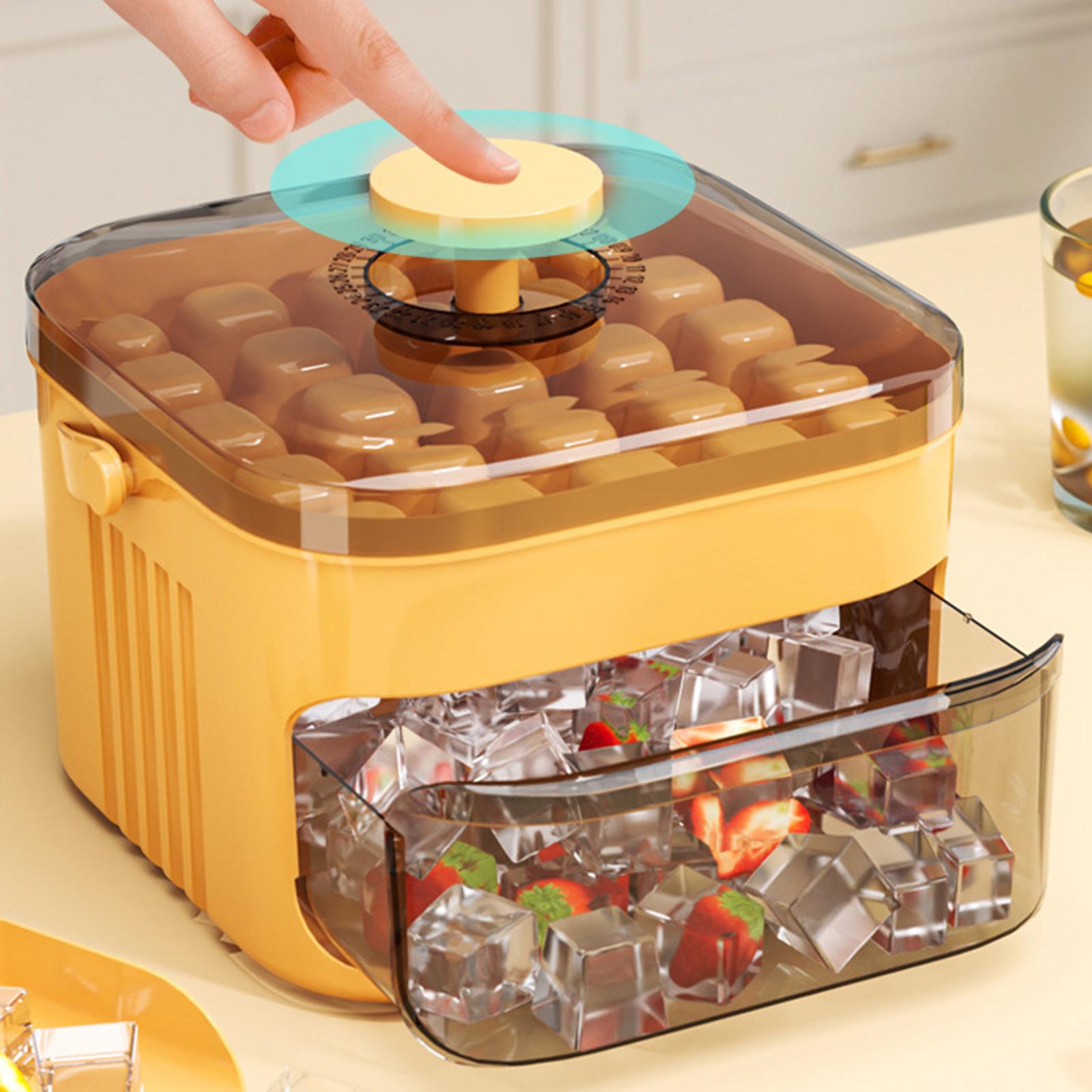 Compact Double Layer Ice Cube  - Men Accessories Drawer review and price