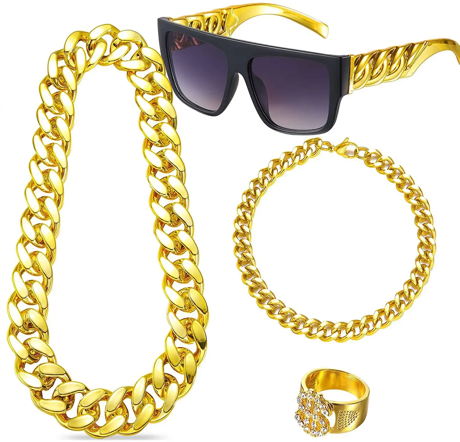 80s 90s Hip Hop Costumes Outfi - Men'S Accessories In The 80S review and price