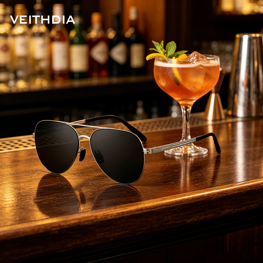 VEITHDIA Fashion Nylon Pilot S - Sunglasses Polarized Men review and price