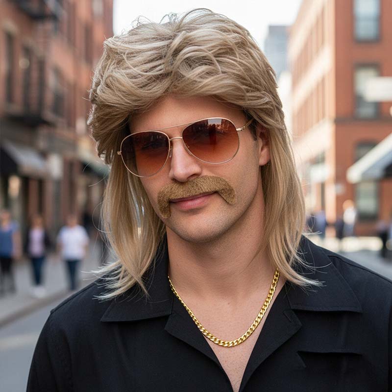 80s Disco Synthetic Wig Set Go - Men'S Accessories In The 80S review and price