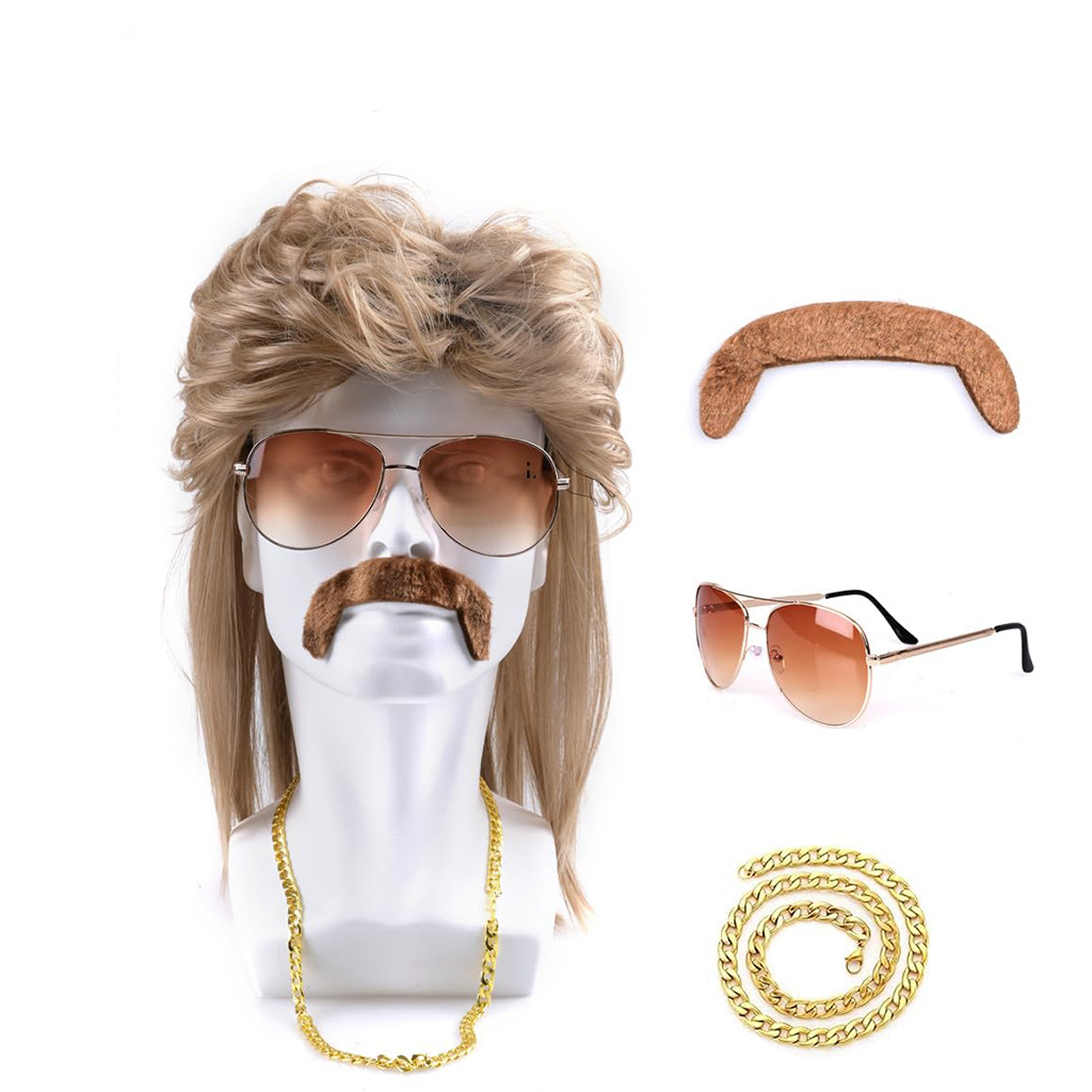 80s Disco Synthetic Wig Set Go - Men'S Accessories In The 80S review and price