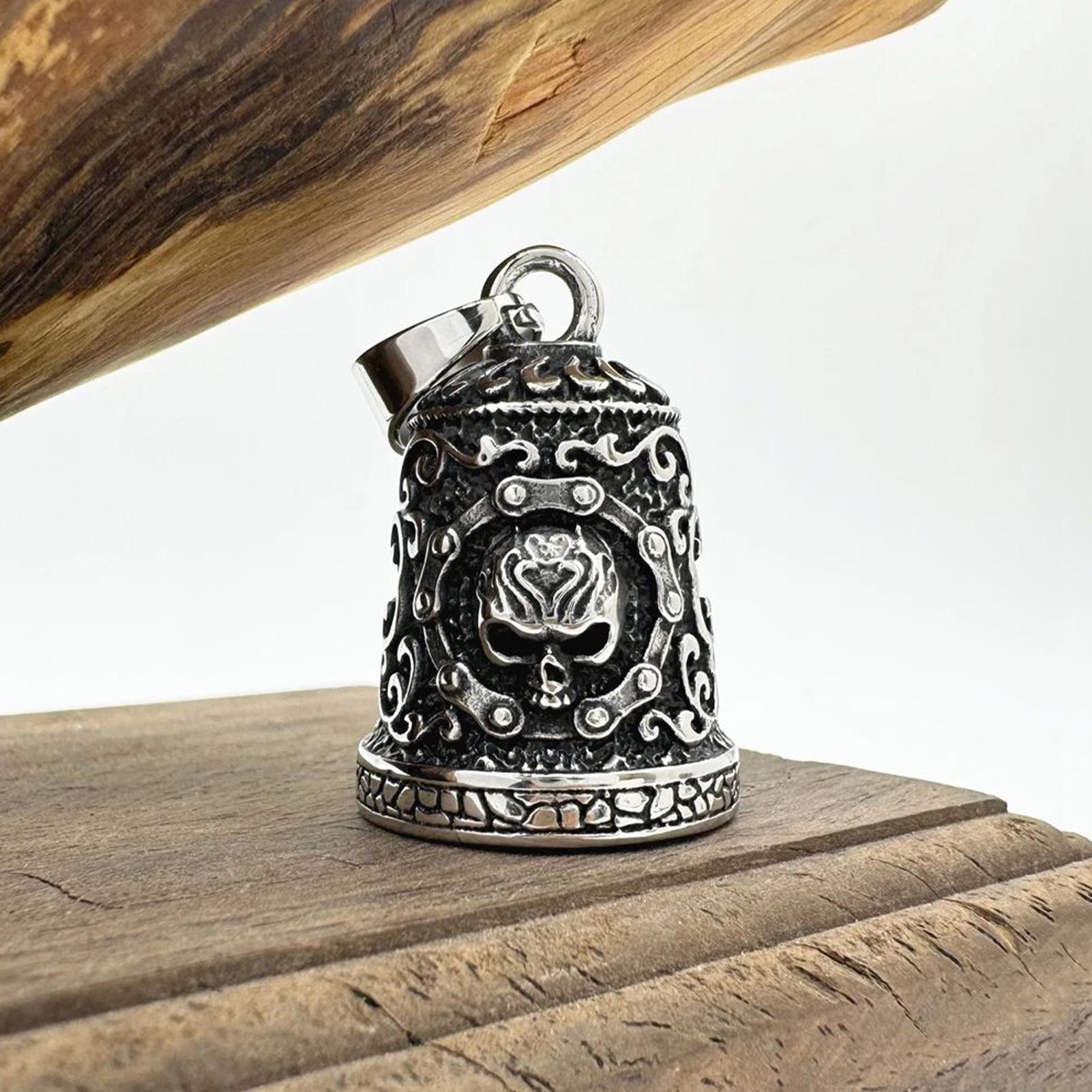 Skull Bell Charm Motorcycle Be - Men Accessories Chain review and price