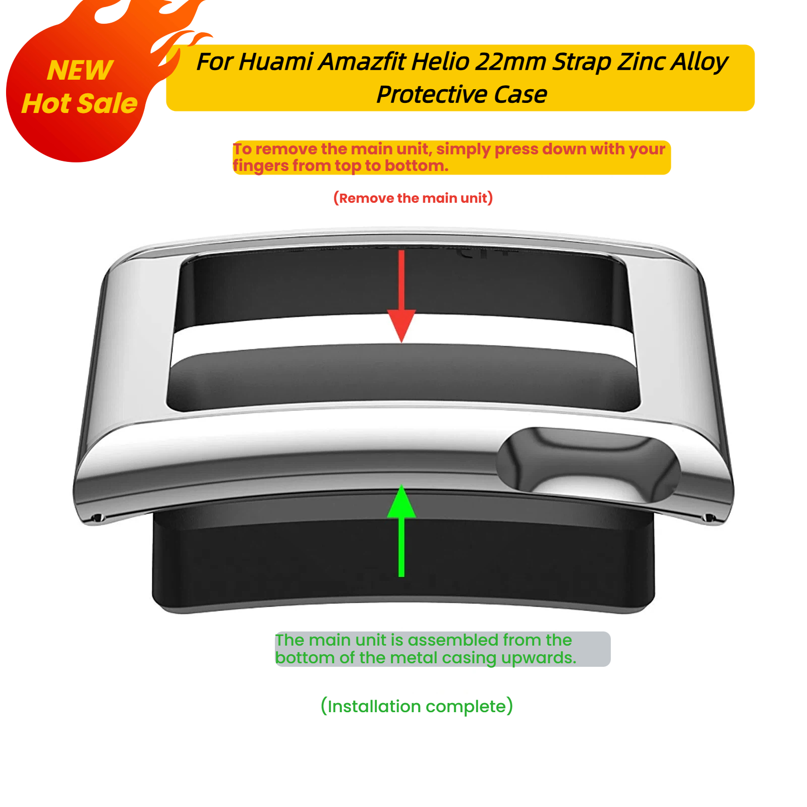 Case for Huami Amazfit Helio M - Men Accessories All review and price