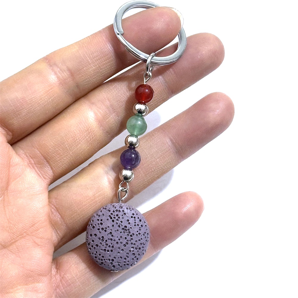 10pcs Chakra Beads Round Lava  - Men'S Accessories Essentials review and price