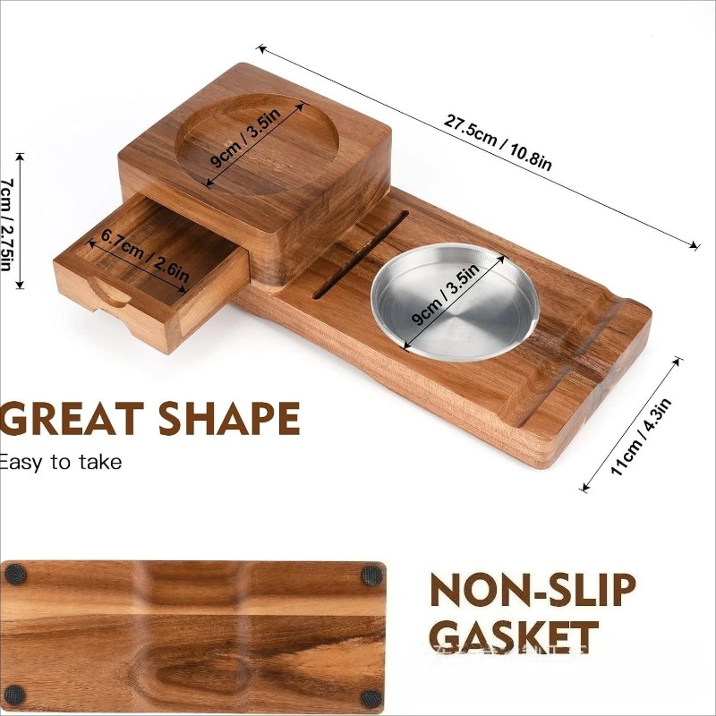 Multifunctional Solid Wood Cig - Men Accessories Drawer review and price