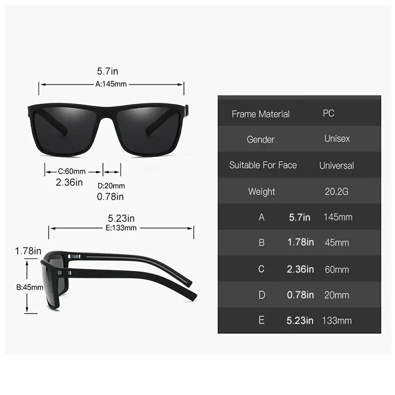 Square Outdoor Sport Sunglasse - Sunglasses Polarized Men review and price