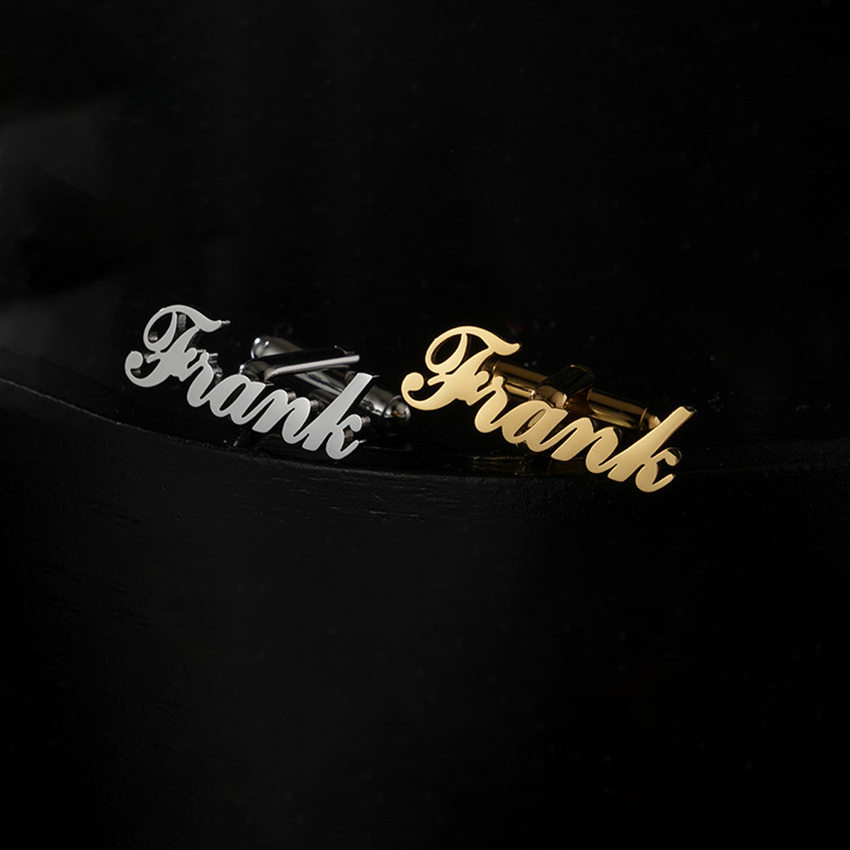 1 Pair Custom Name Cufflinks M - Men Accessories Name review and price