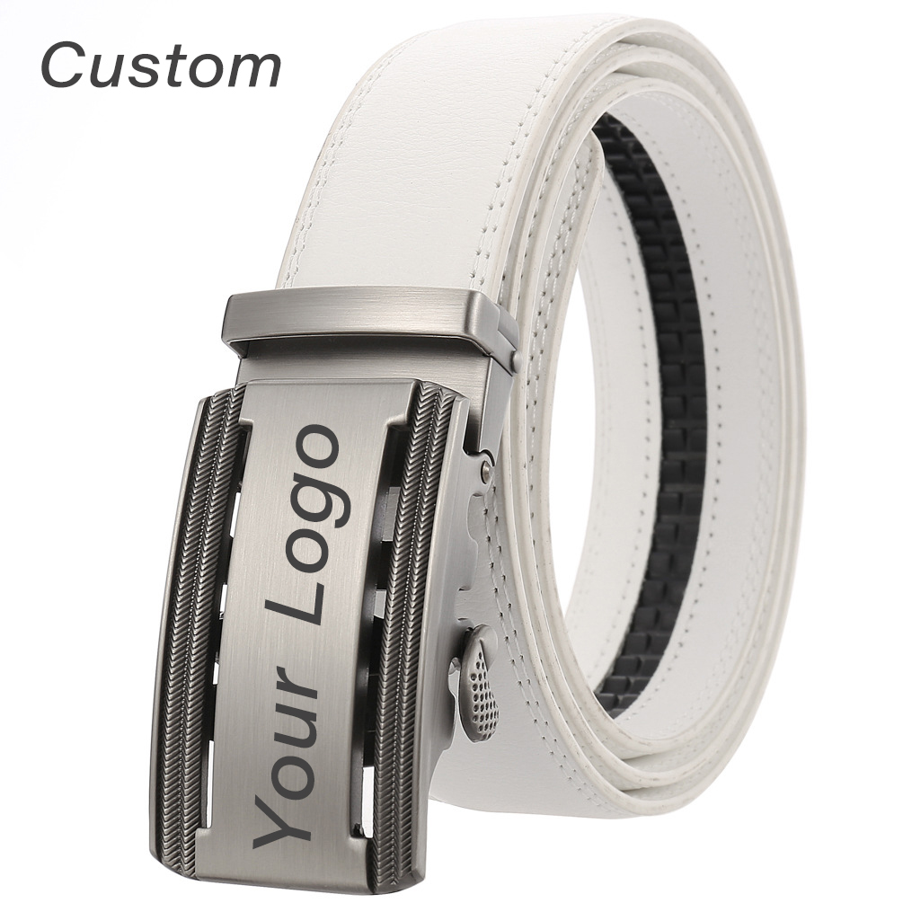 Personalized Mens White Leathe - Men Accessories Name review and price