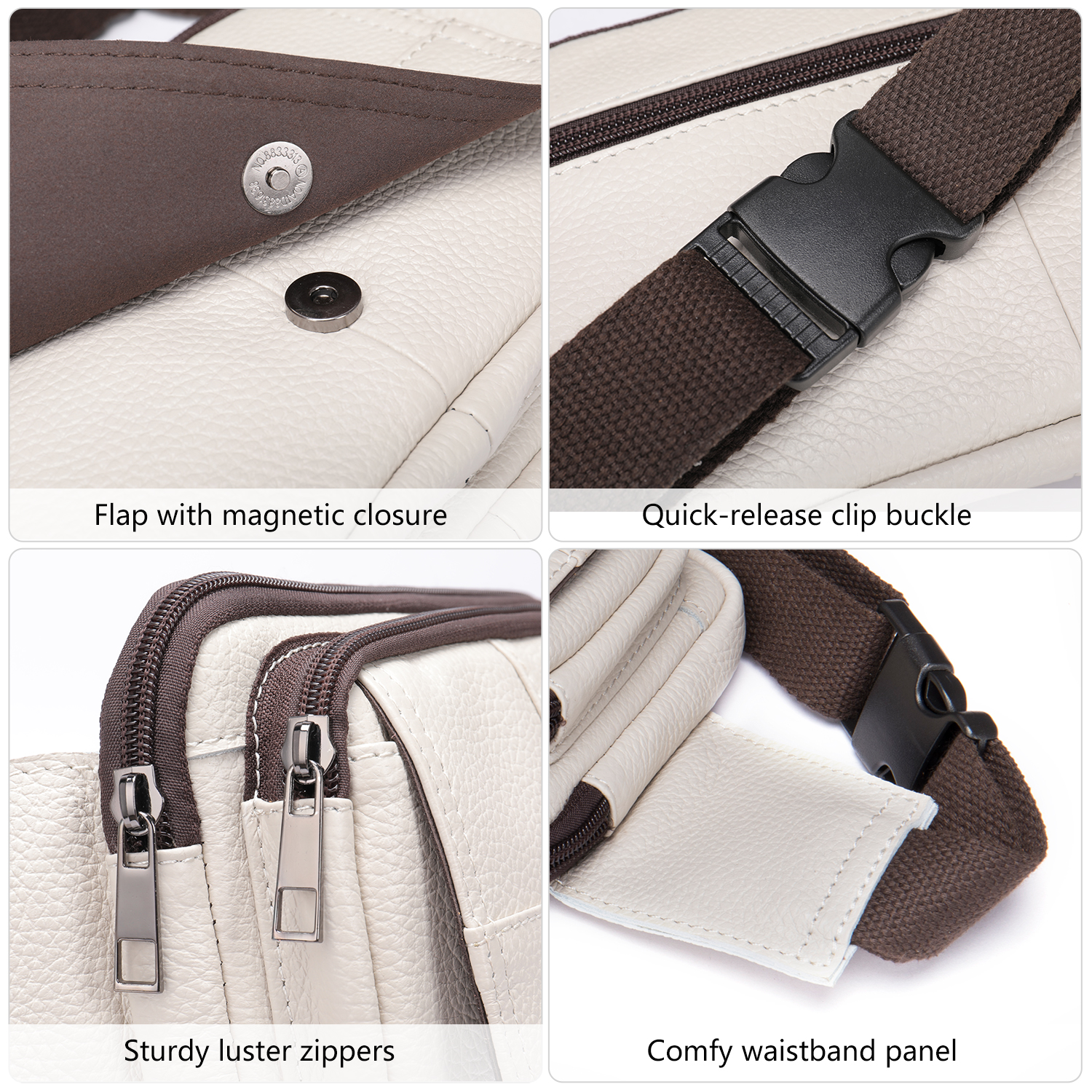 MVA Men's Waist Bag Leather Ma - Men Accessories Pack review and price