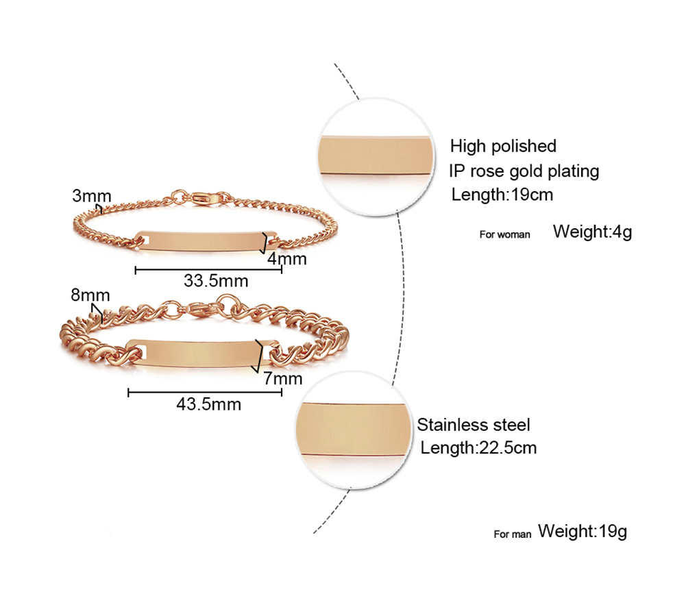 Plate Id Tag Bar Bracelet Cuba - Men Accessories All review and price