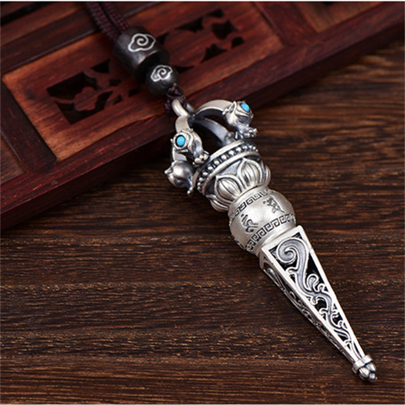 Six-character Truth Vajra Pest - Men Accessories Neck Chain review and price