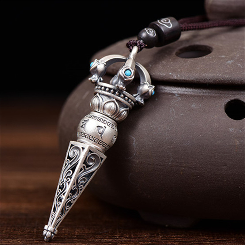 Six-character Truth Vajra Pest - Men Accessories Neck Chain review and price