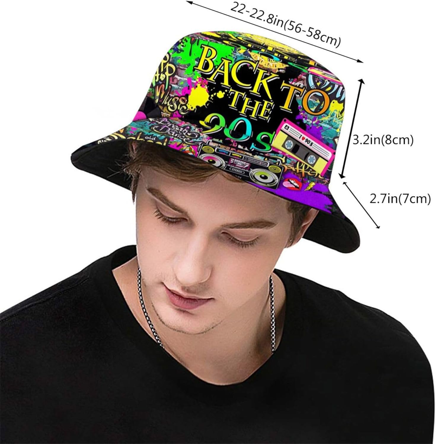 Fashion Retro 80S 90S Bucket F - Men'S Accessories In The 80S review and price