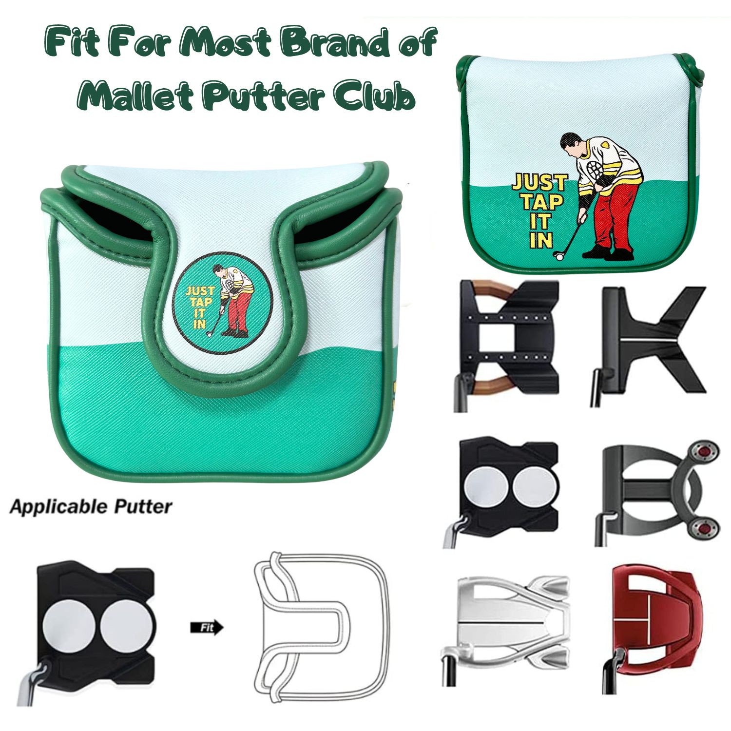 Funny PU Leather Golf Putter C - Men'S Accessories Essentials review and price