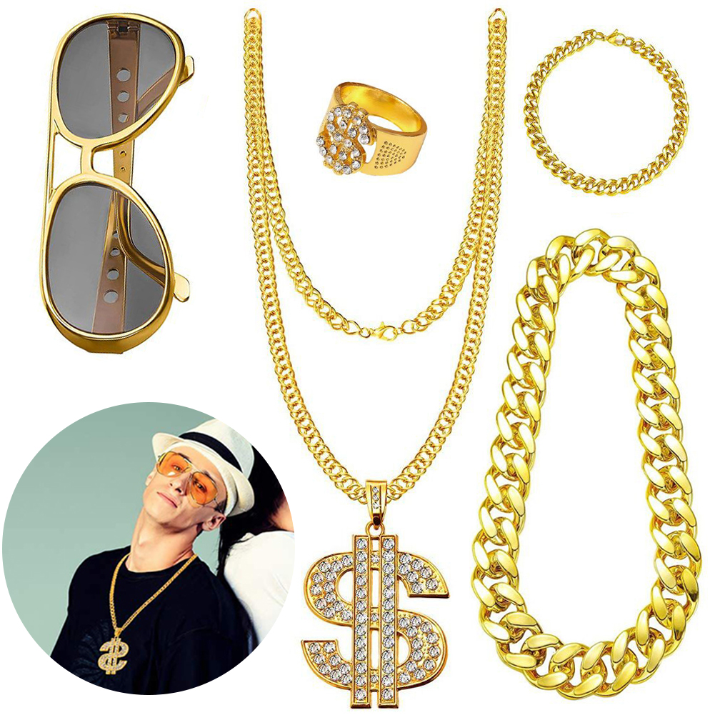 80s 90s Hip Hop Costume Kit fo - Men'S Accessories In The 80S review and price