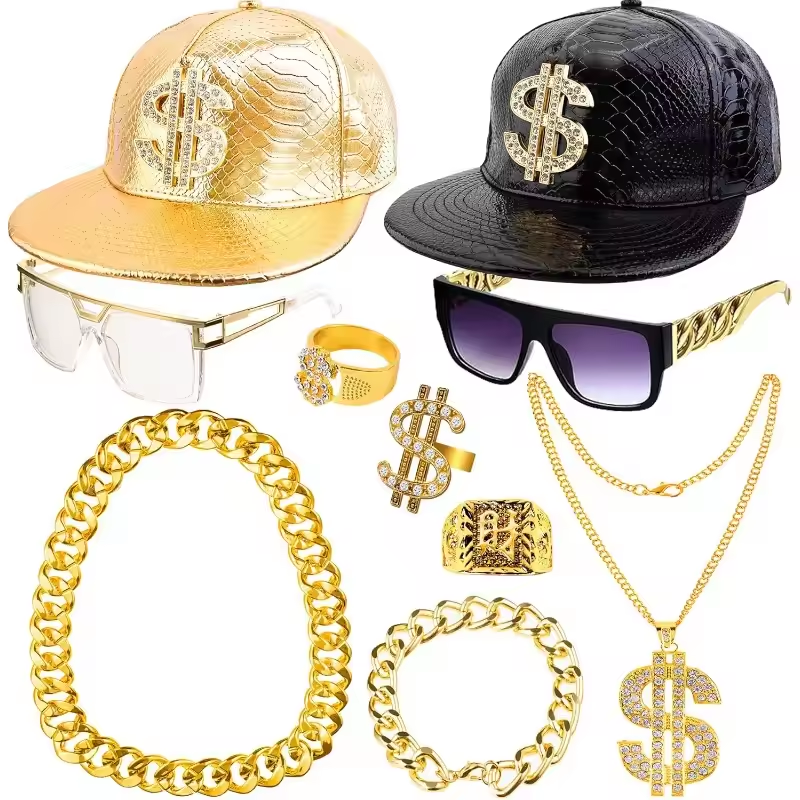 80s 90s Hip Hop Costume Kit fo - Men'S Accessories In The 80S review and price