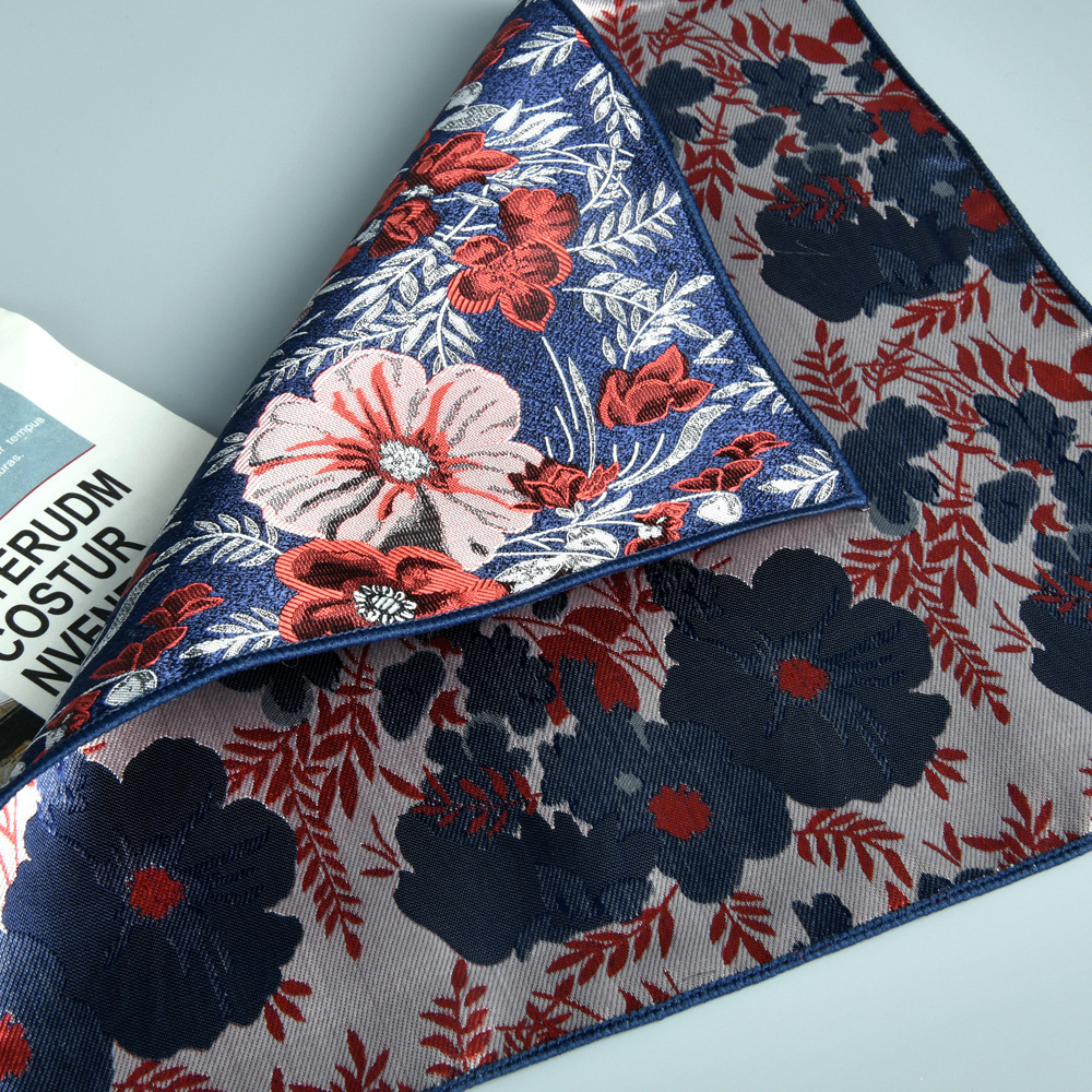 Jacquard Cotton Pocket Square  - Men'S Accessories Office review and price