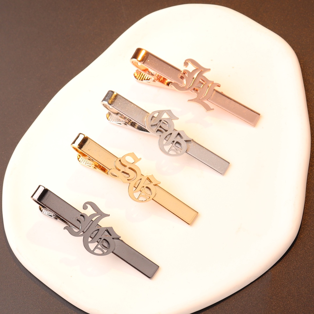 Custom Name Initials Tie Clip  - Men Accessories Name review and price