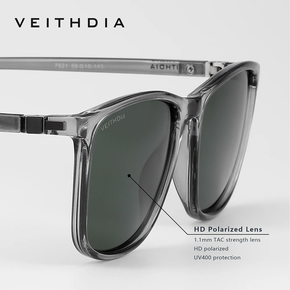 VEITHDIA Brand Square Fashion  - Sunglasses Polarized Men review and price