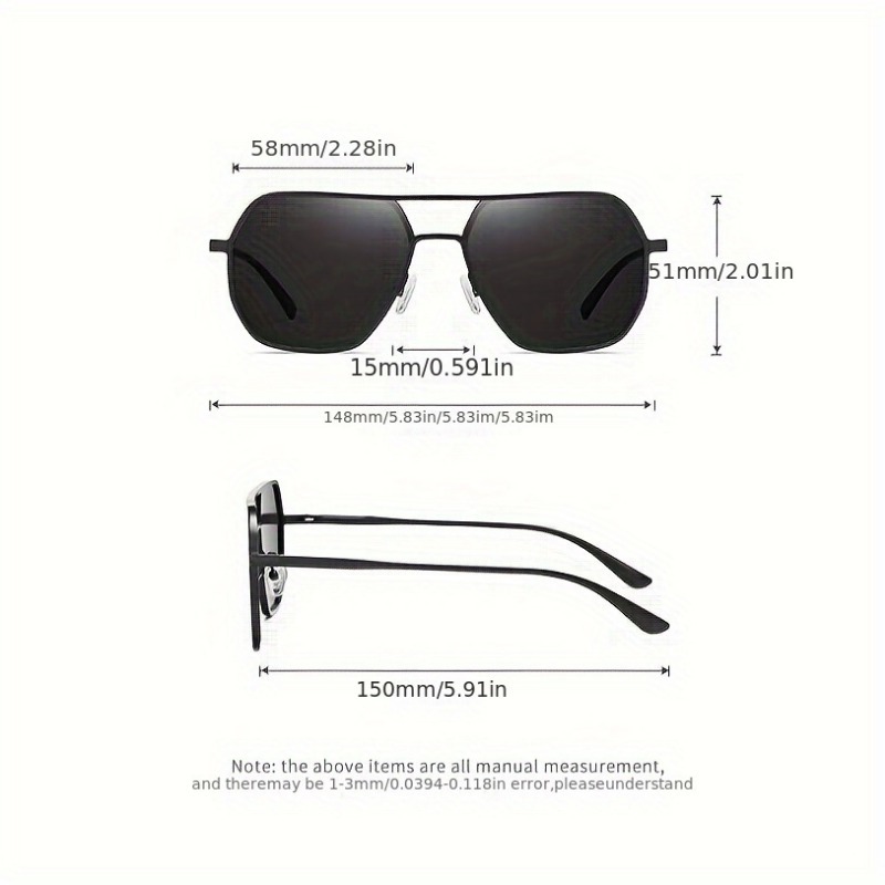 Big Frame Square Polarized Pho - Sunglasses Polarized Men review and price