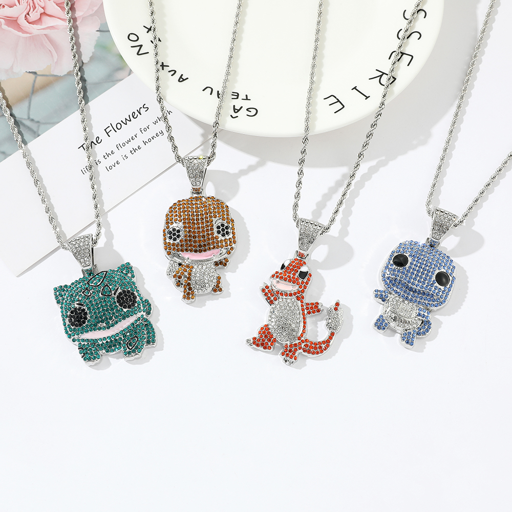Diamond Studded Squirtle Neckl - Men'S Accessories Fashion review and price