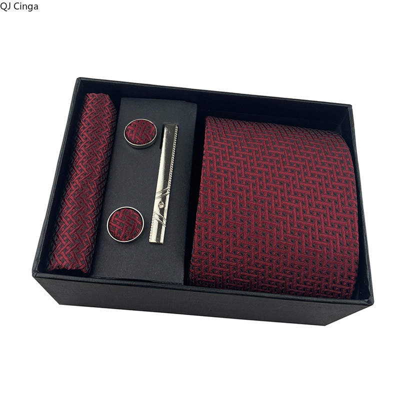 Men's Red Jacquard Fabric Tie+ - Men'S Accessories Essentials review and price