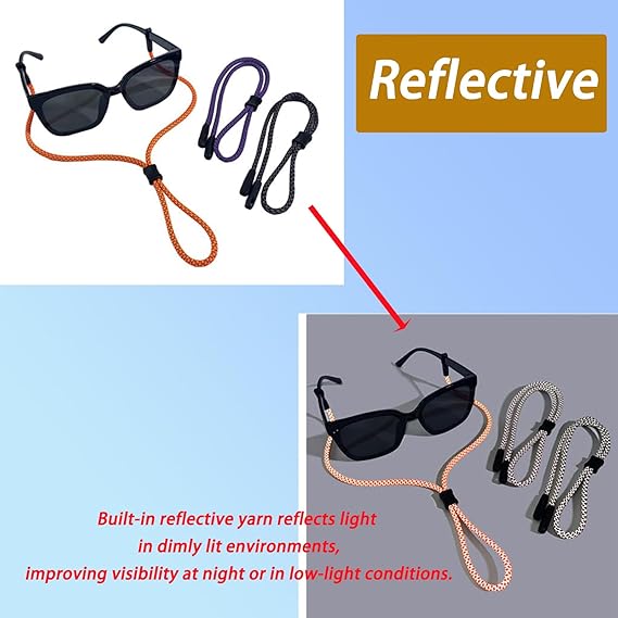 2 PCS Glasses Strap, Reflectiv - Men Accessories Neck Chain review and price