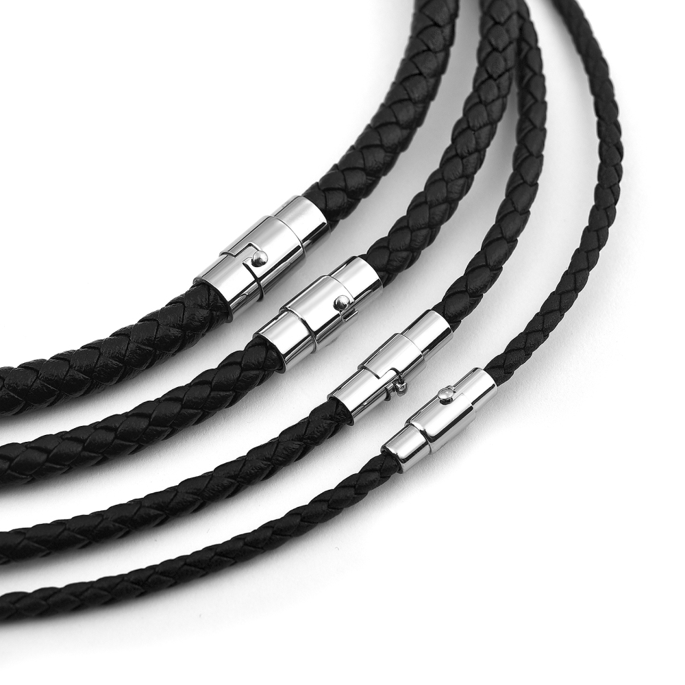 45/50/60cm Leather Necklace Wa - Men Accessories Chain review and price