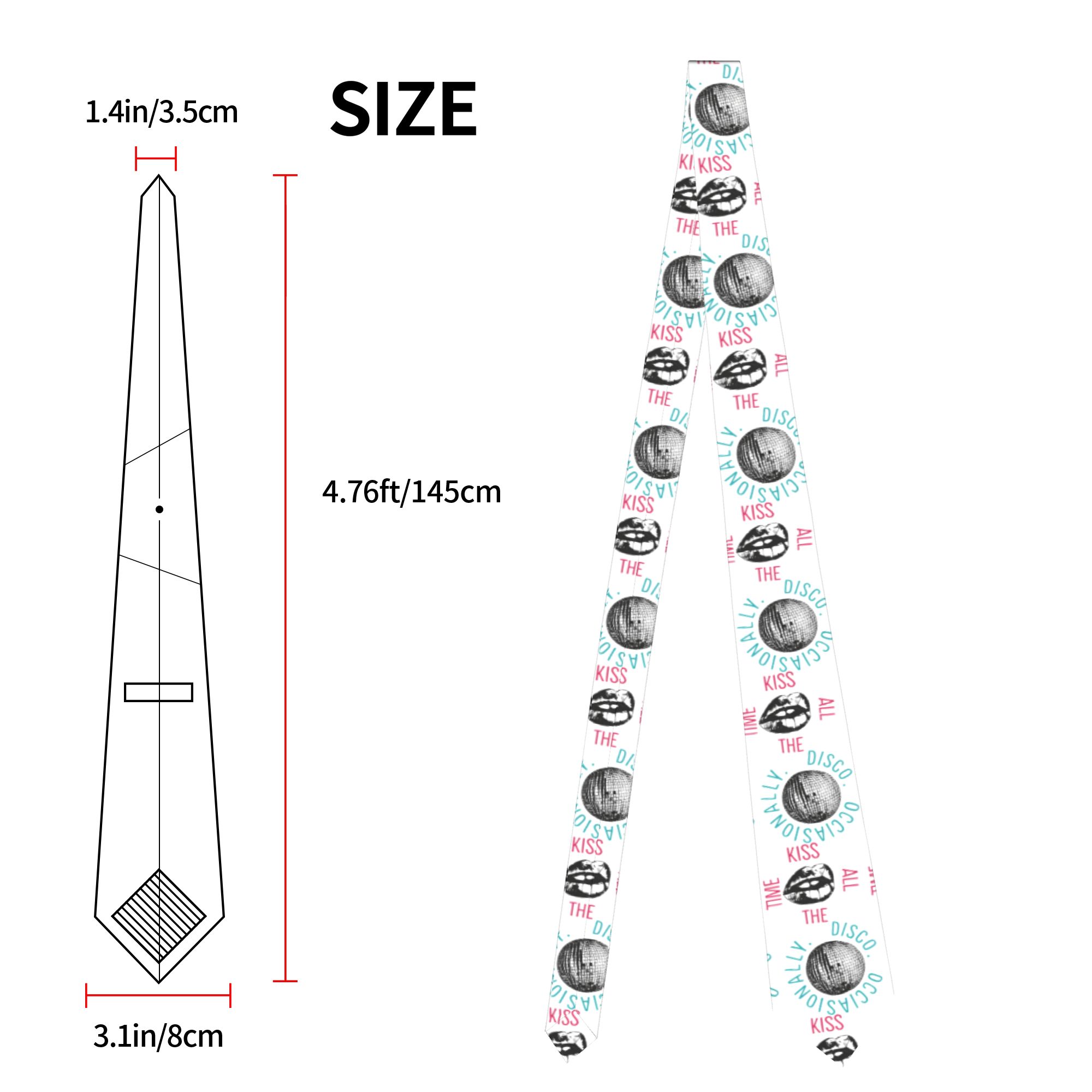 Mens Tie Kiss All The Time Dis - Men Accessories All review and price