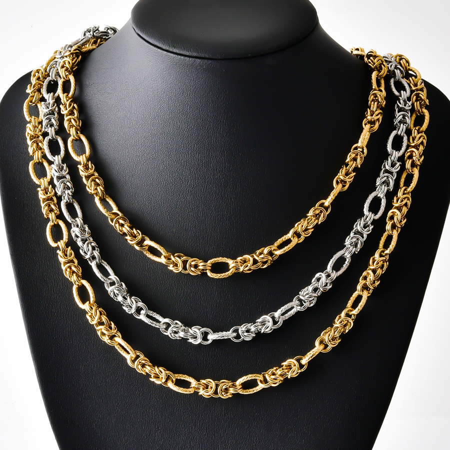 Handmade Stainless Steel Chunk - Men Accessories Neck Chain review and price