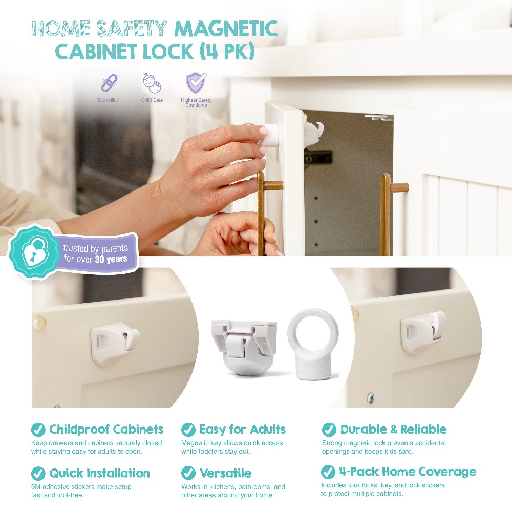 Magnetic Child Safety Locks fo - Men Accessories Drawer review and price