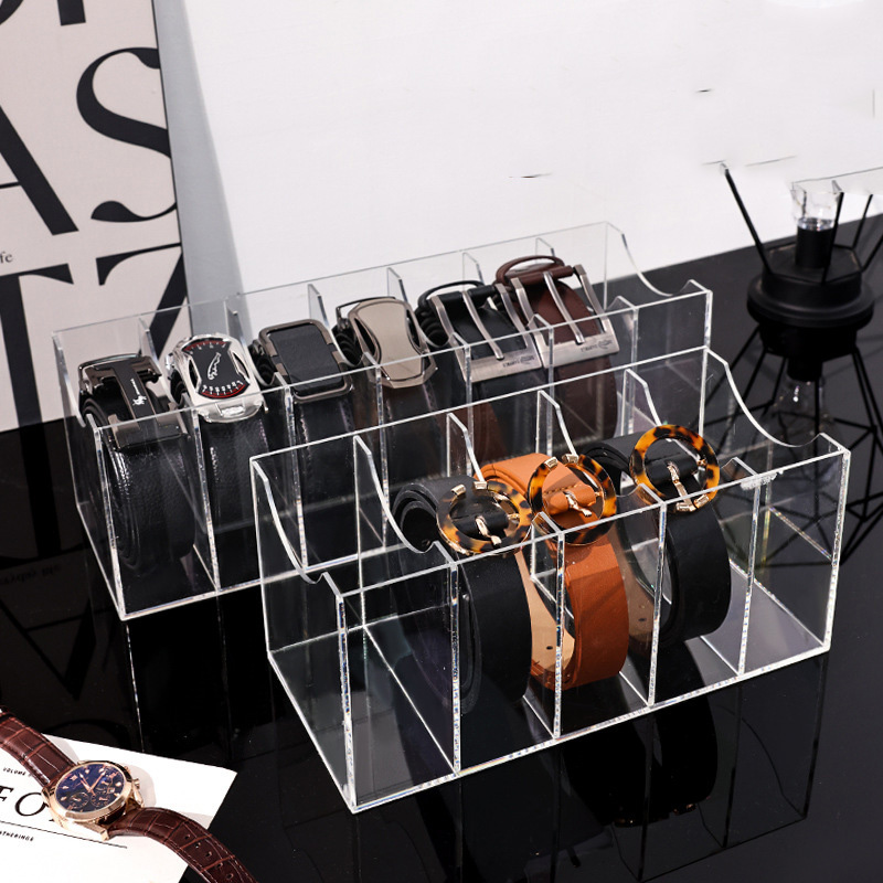 Clear Acrylic Belt Organizer w - Men Accessories Drawer review and price
