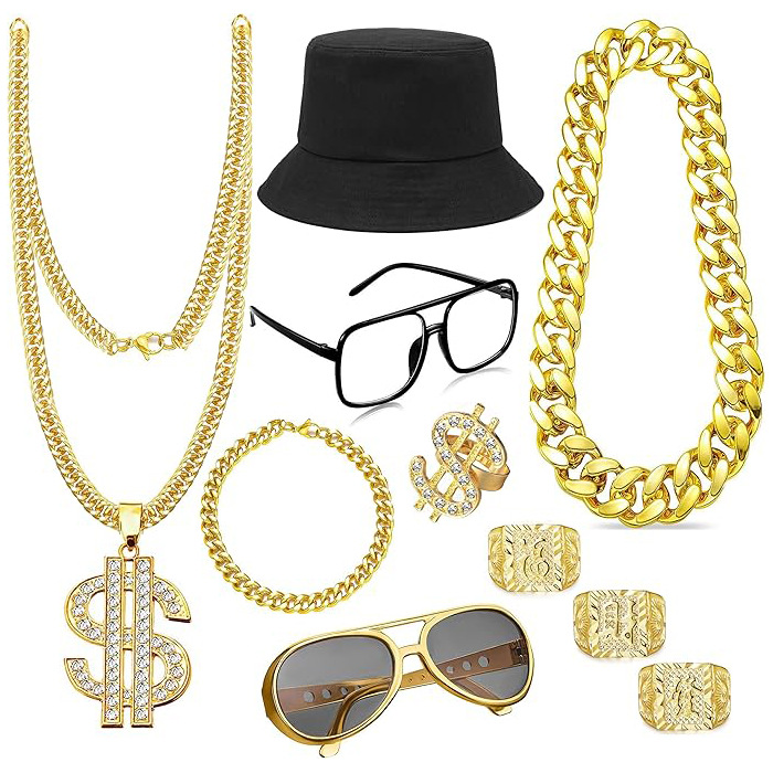 80s 90s Hip Hop Costume Access - Men'S Accessories In The 80S review and price