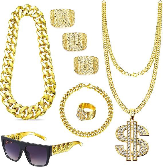 80s 90s Hip Hop Costume Access - Men'S Accessories In The 80S review and price