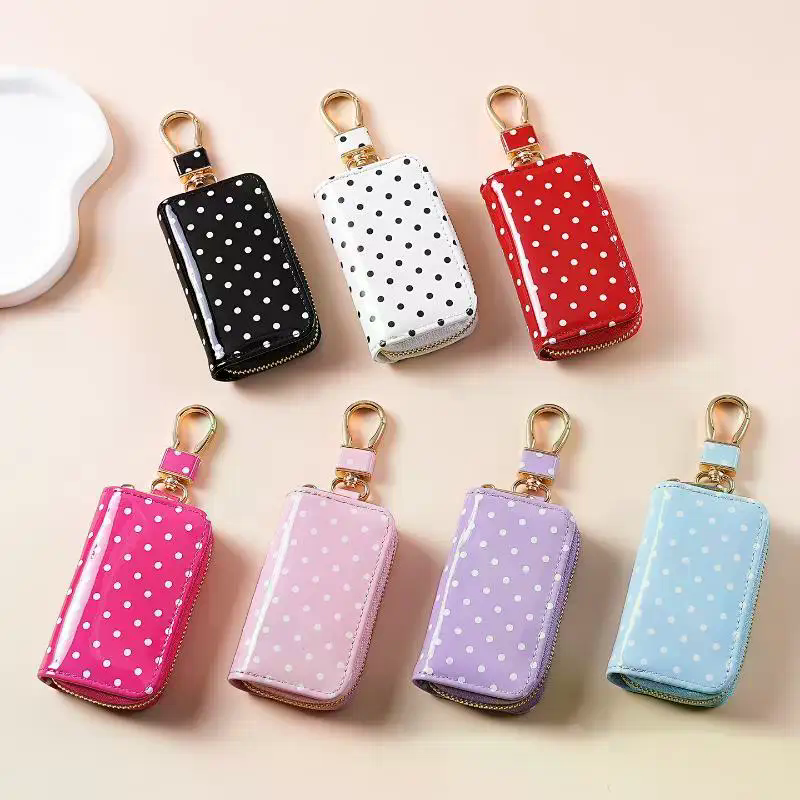Polka Dot Glossy Patent Leathe - Men Accessories Store review and price
