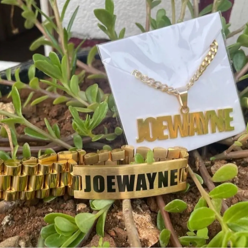 Custom Men Name Necklace Big B - Men Accessories Name review and price