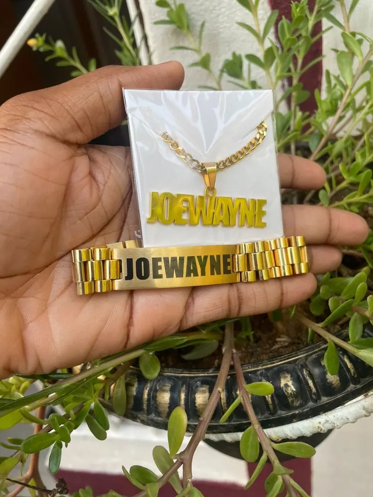 Custom Men Name Necklace Big B - Men Accessories Name review and price