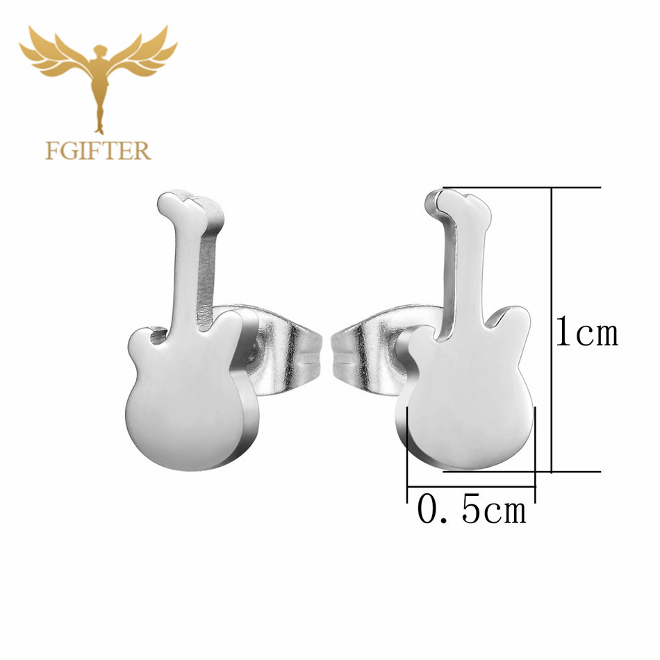 12 Pairs Music Guitar Earrings - Men Accessories Store review and price