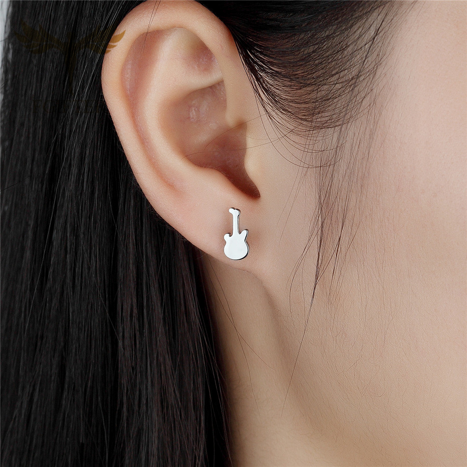 12 Pairs Music Guitar Earrings - Men Accessories Store review and price