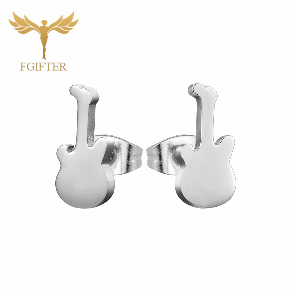 12 Pairs Music Guitar Earrings - Men Accessories Store review and price