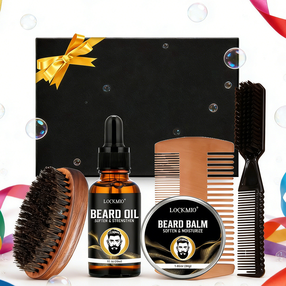 LOCKMIO Beard Care Styling Pro - Men Accessories Combo review and price
