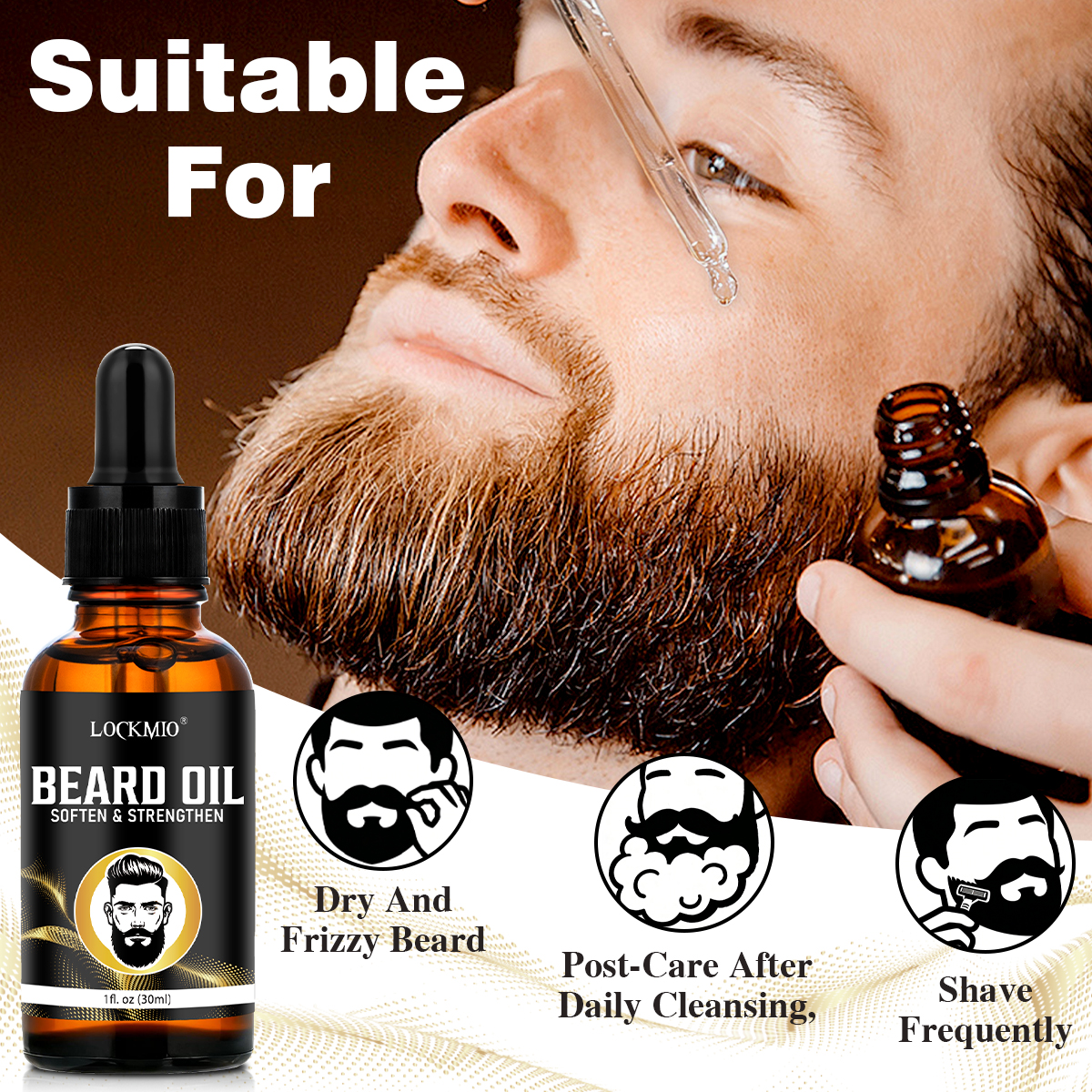 LOCKMIO Beard Care Styling Pro - Men Accessories Combo review and price
