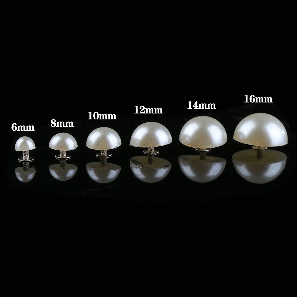 30/50pcs Half Round Pearl Rive - Men'S Accessories Rack review and price