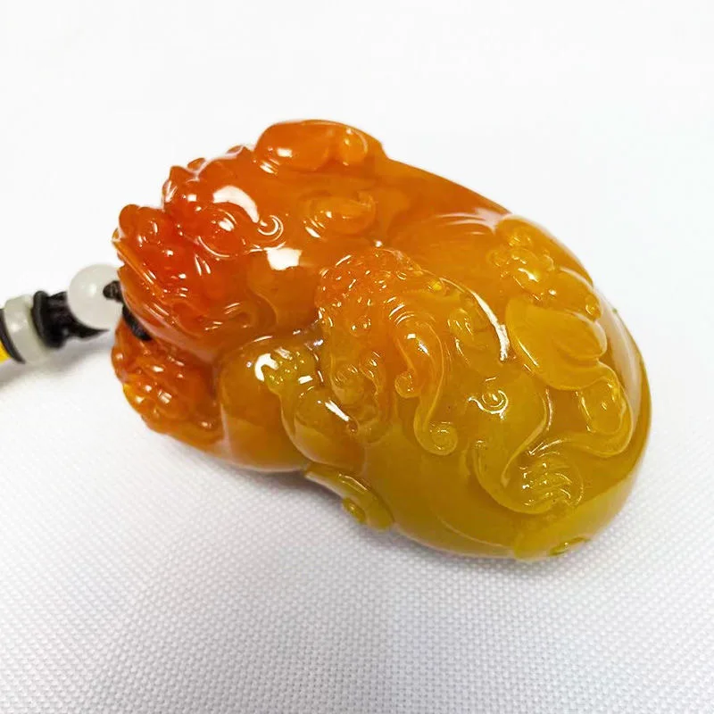 Natural Huang Longyu Pixiu Pen - Men Accessories Chain review and price