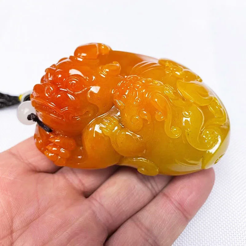Natural Huang Longyu Pixiu Pen - Men Accessories Chain review and price